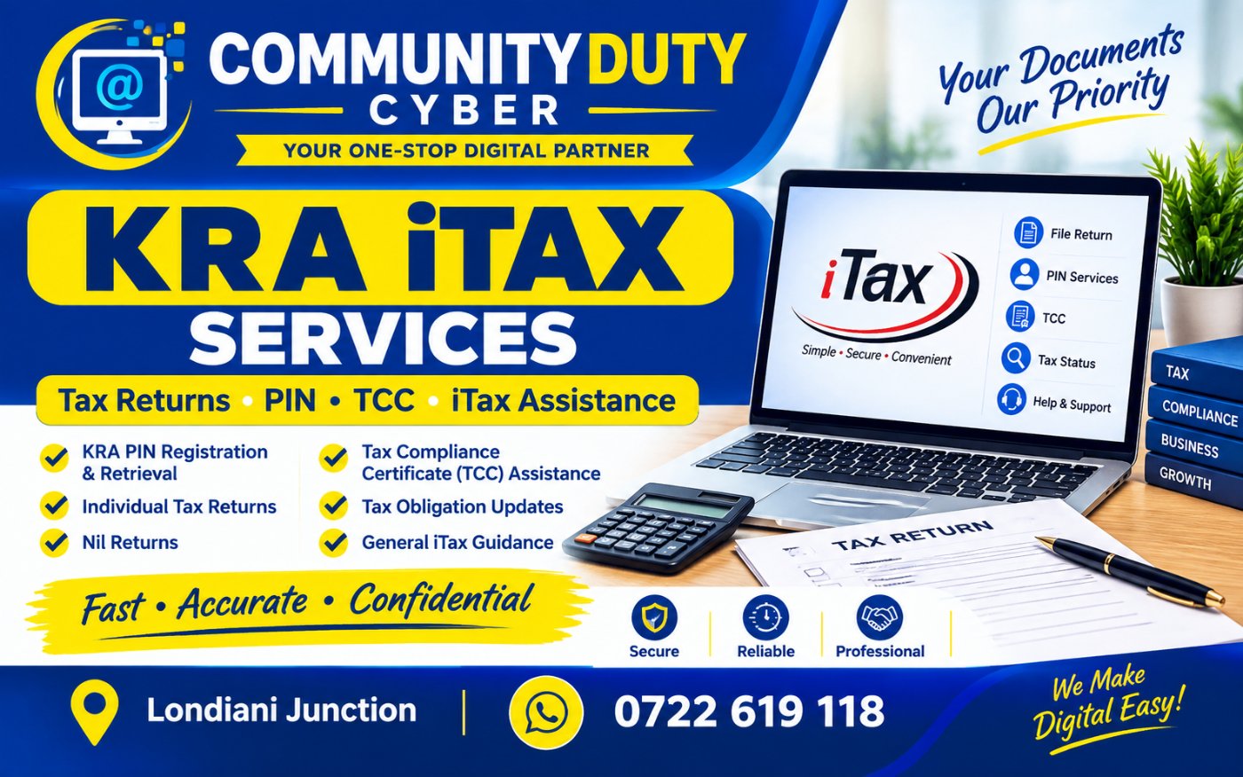 KRA iTax & Tax Return Filing Assistance