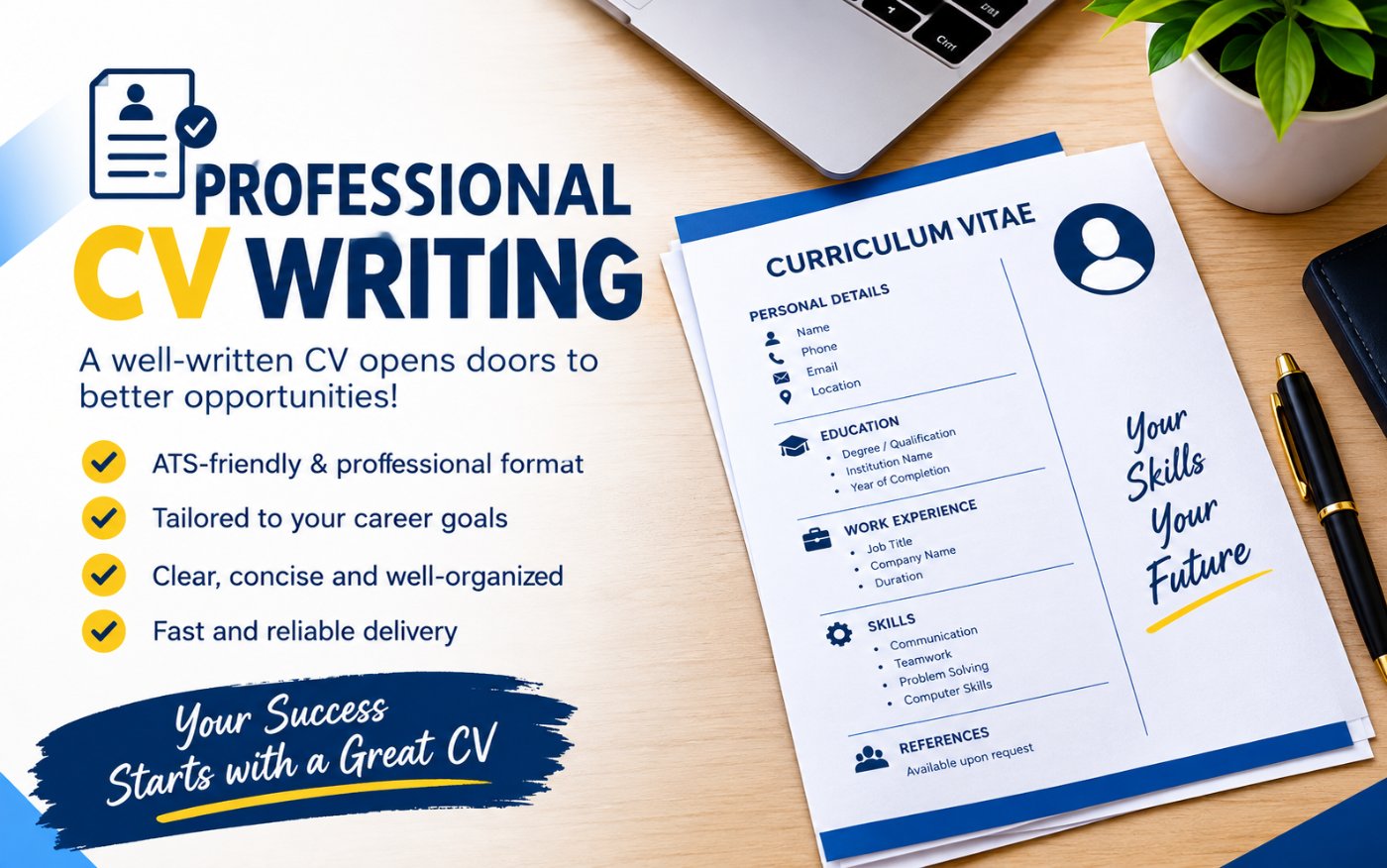Professional CV writing 