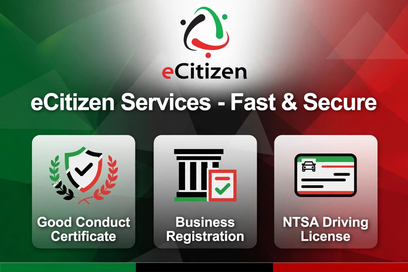 I will do eCitizen services Good Conduct Business Registration NTSA