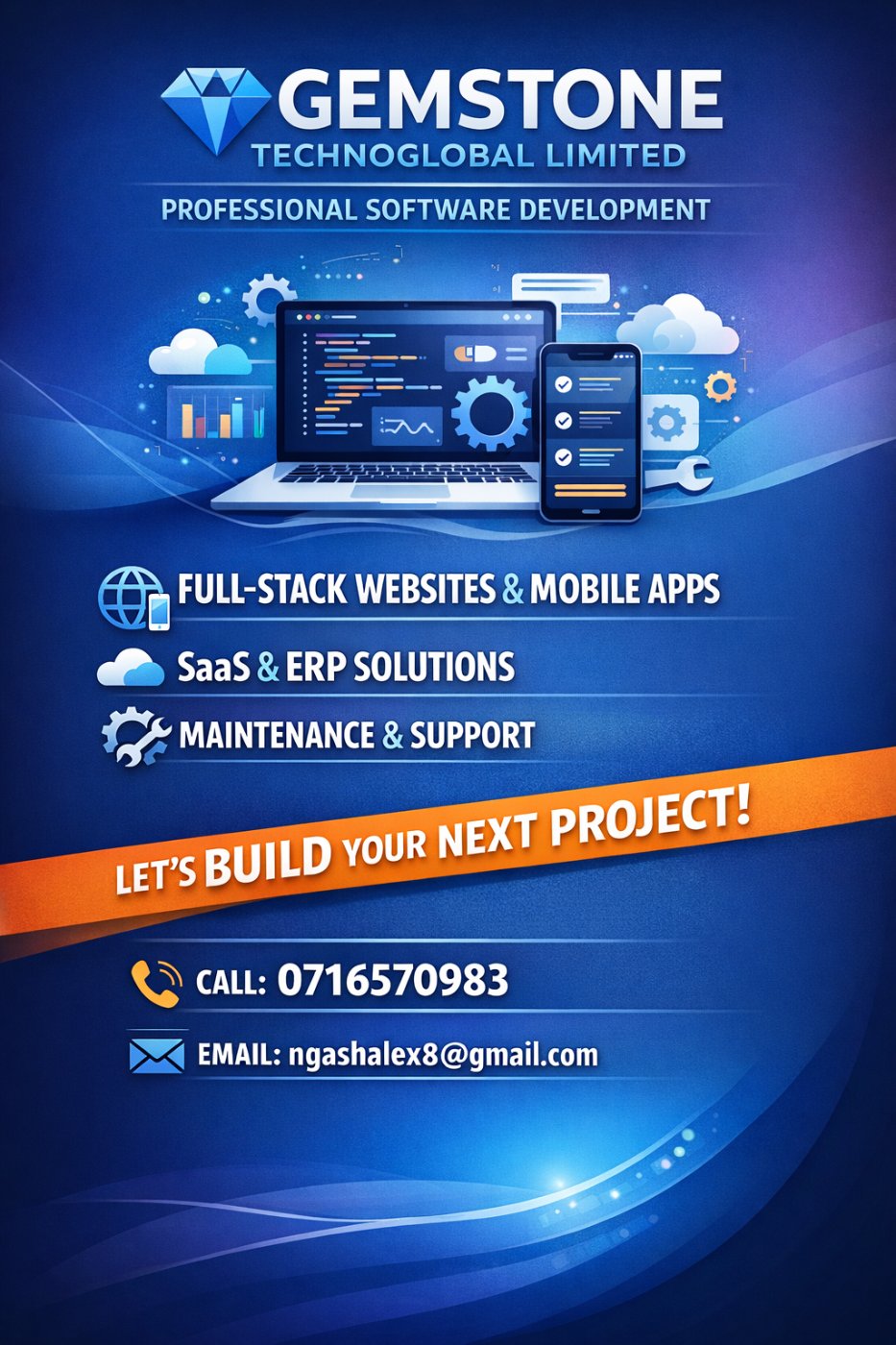 Corporate websites, Business websites, School Websites, Restaurant websites, Church websites