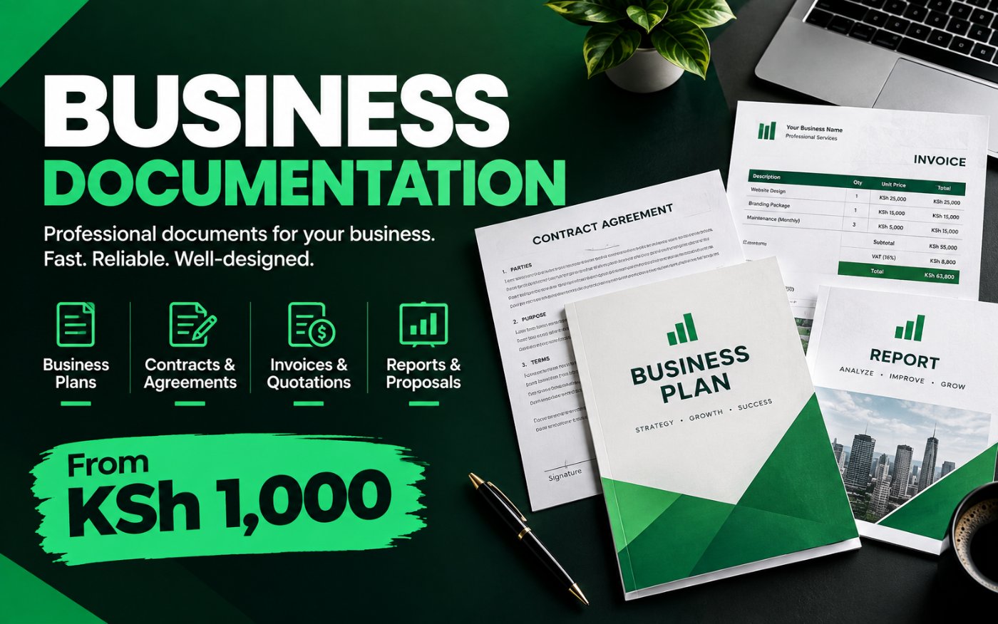 Professional Business PDFs, Menus, Catalogues & Price Lists