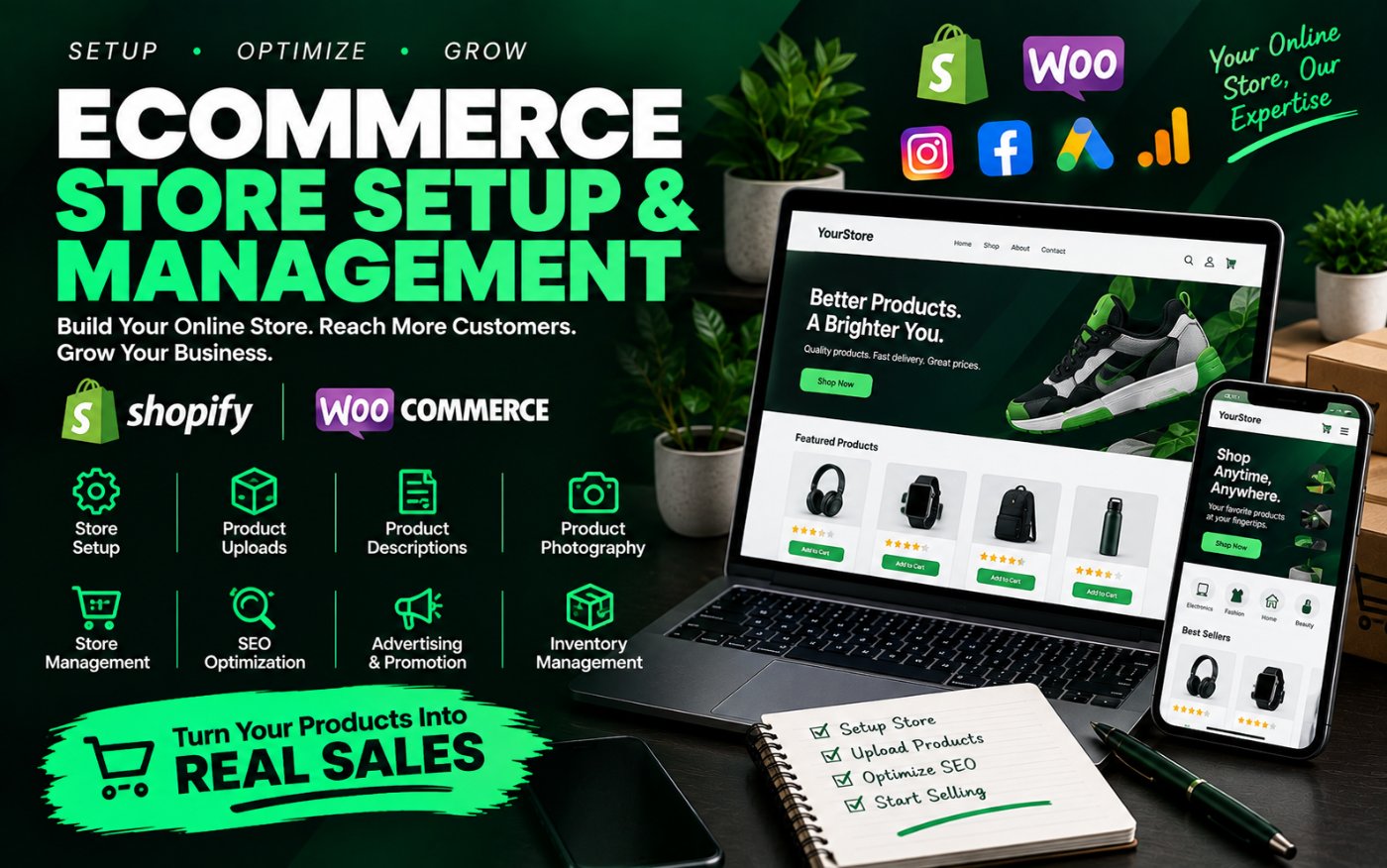 Online Store & Product Catalogue Setup