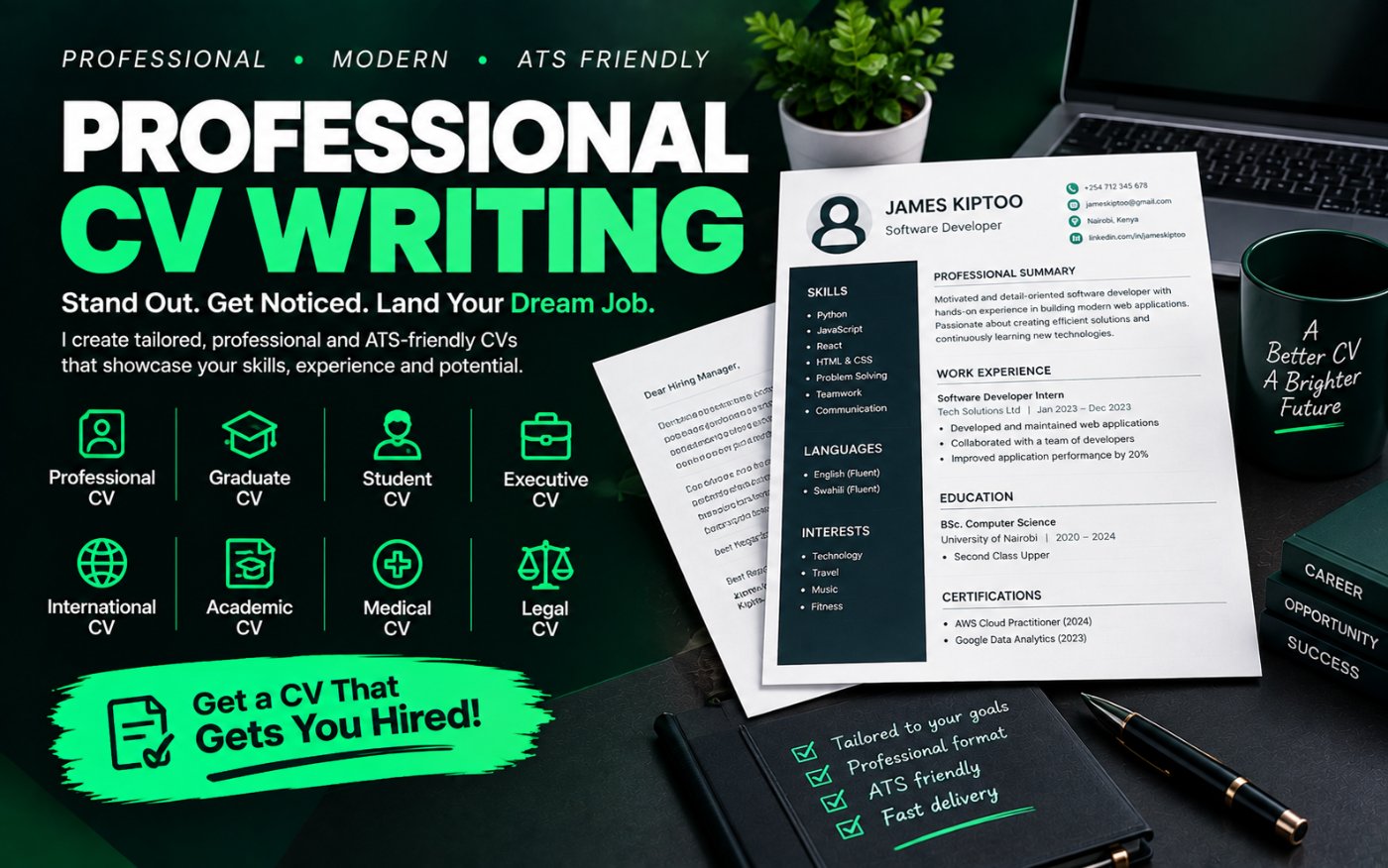 Professional CV Design & Career Documents