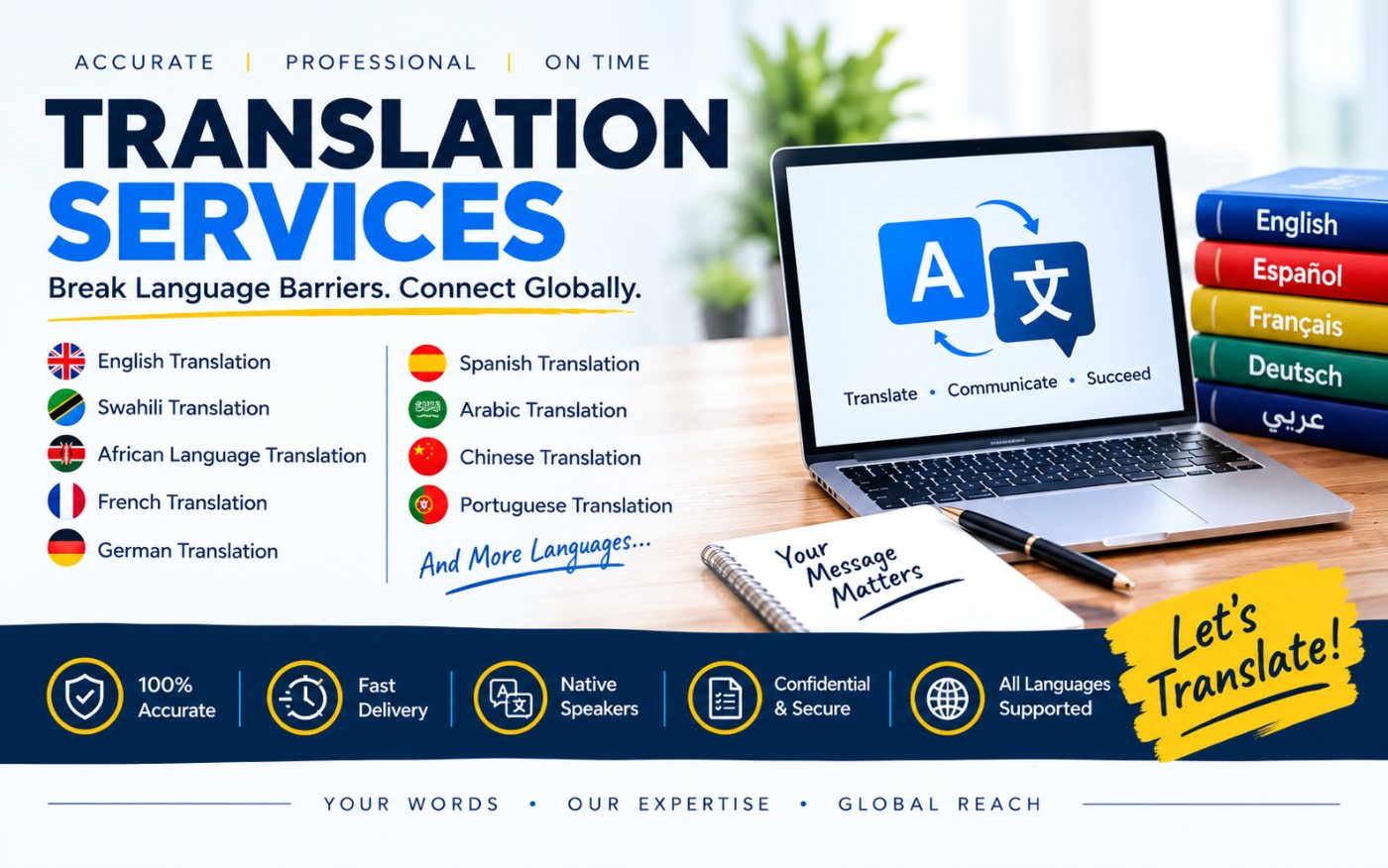 English–Swahili Translation & Document Localization