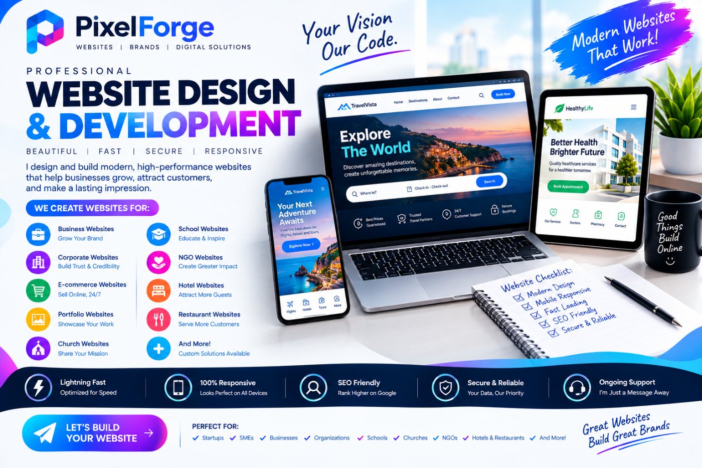 Fix Small Website Problems & Make Quick Website Updates