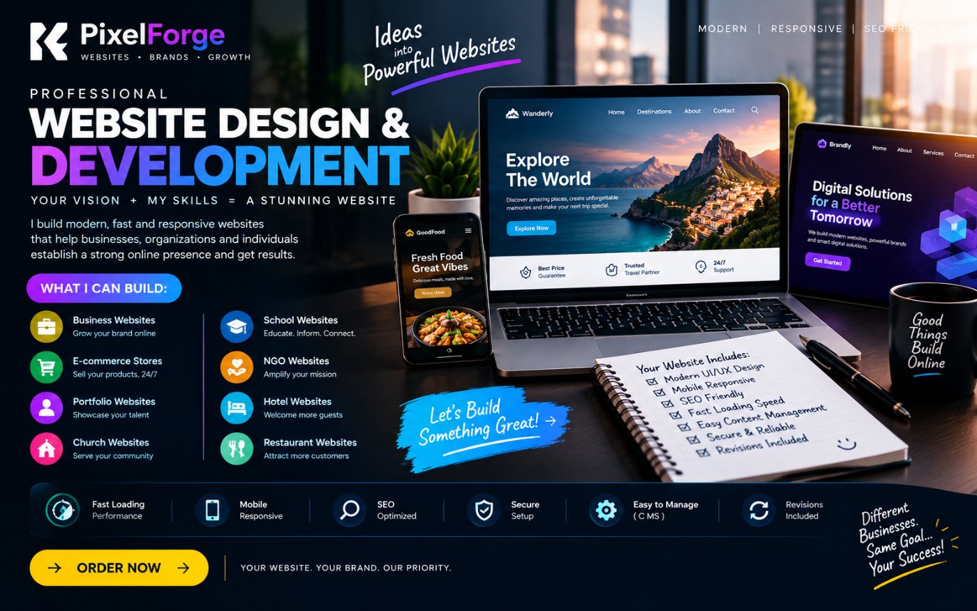 Website Text, Images & Information Updates