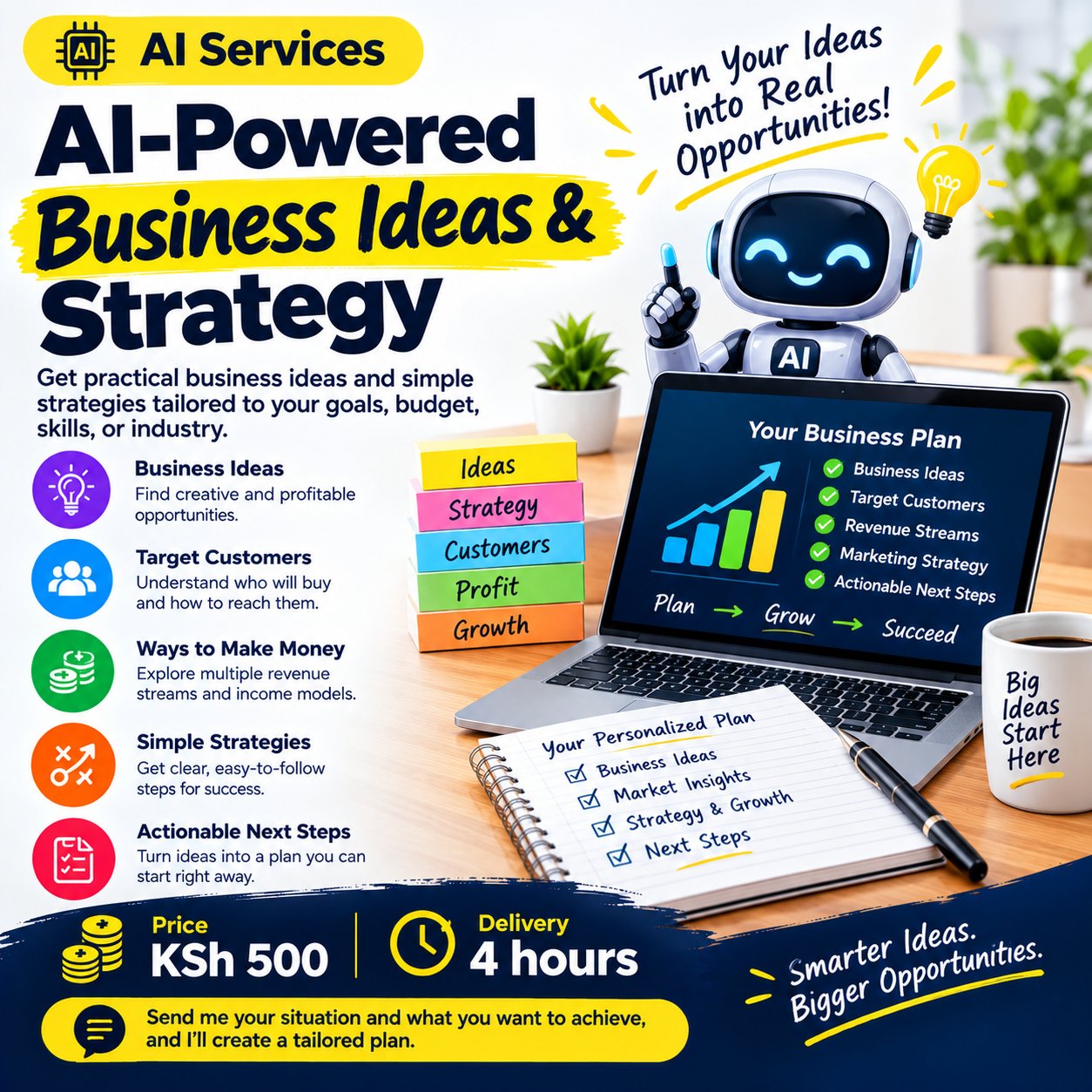 AI-Powered Business Ideas & Strategy