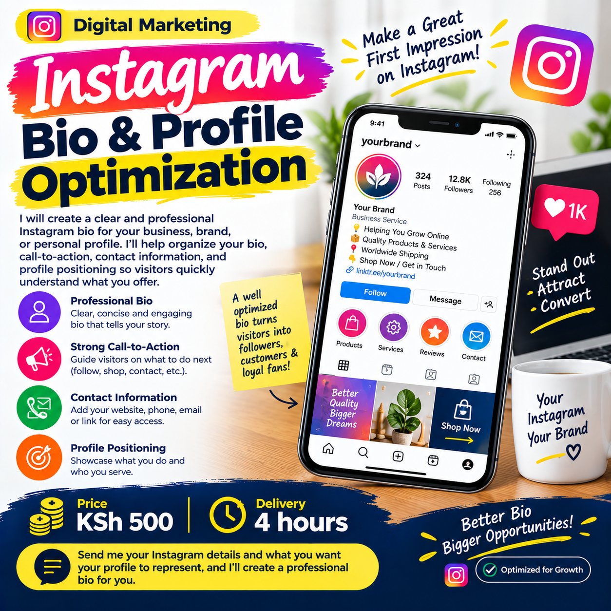 Instagram Bio & Profile Optimization