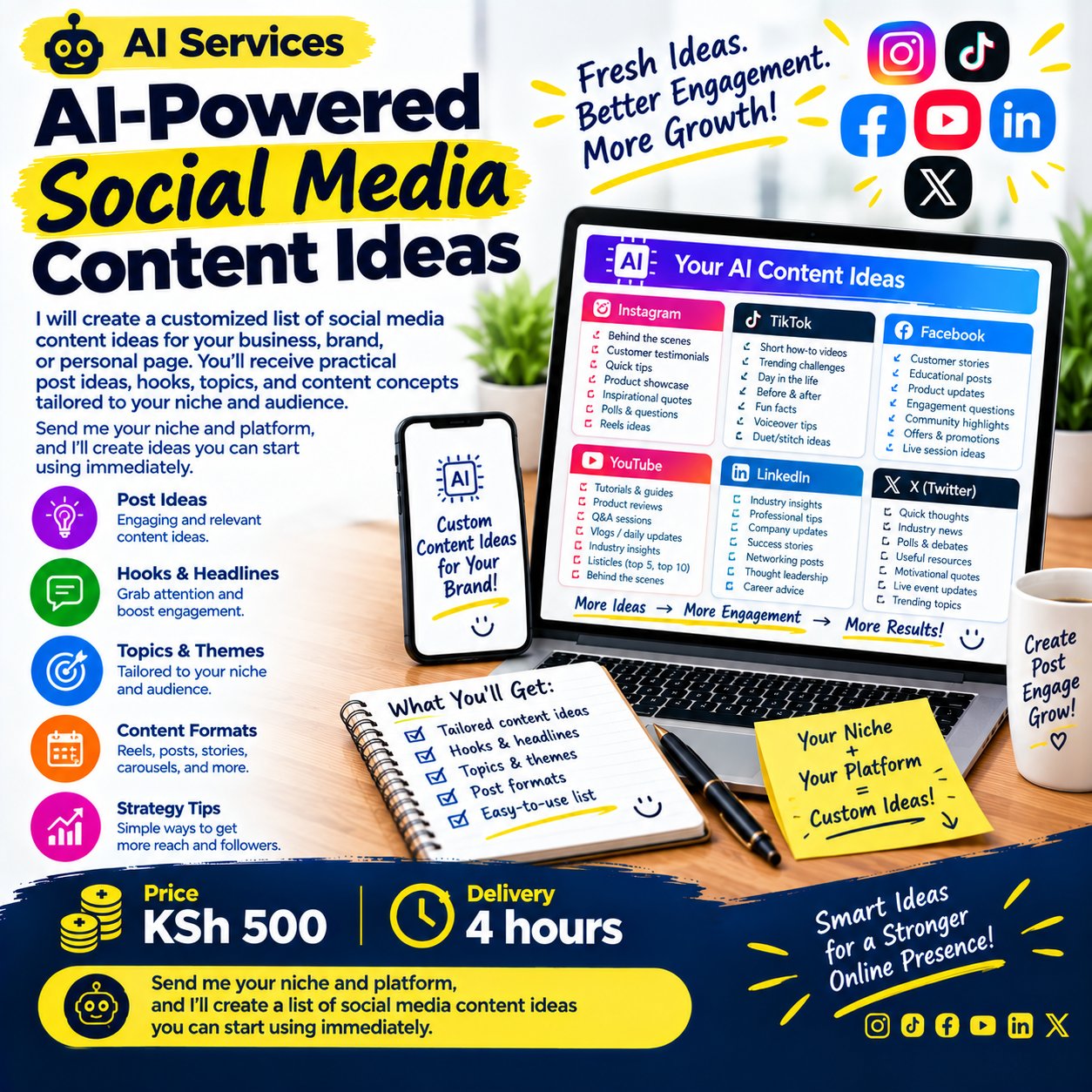 AI-Powered Social Media Content Ideas
