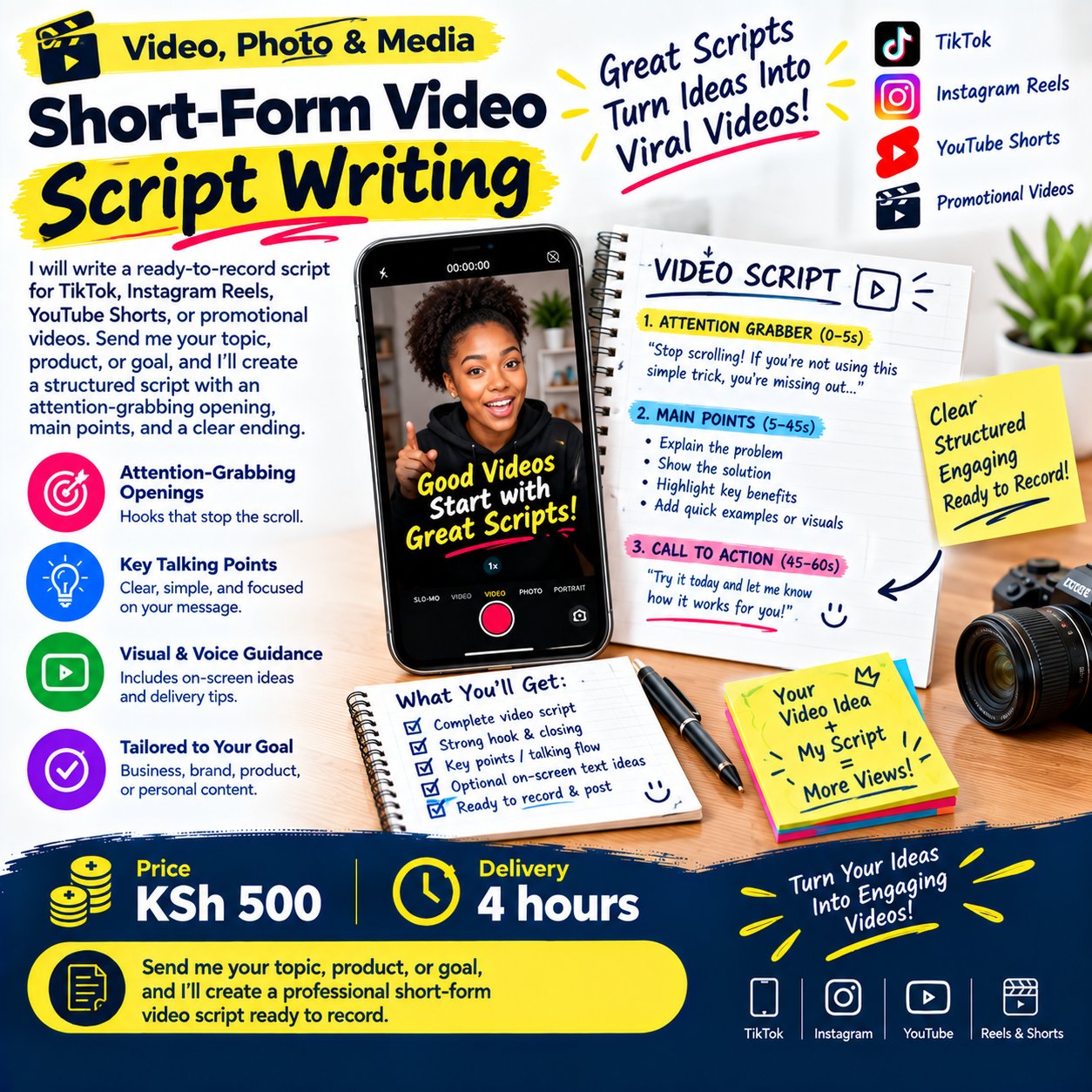Short-Form Video Script Writing