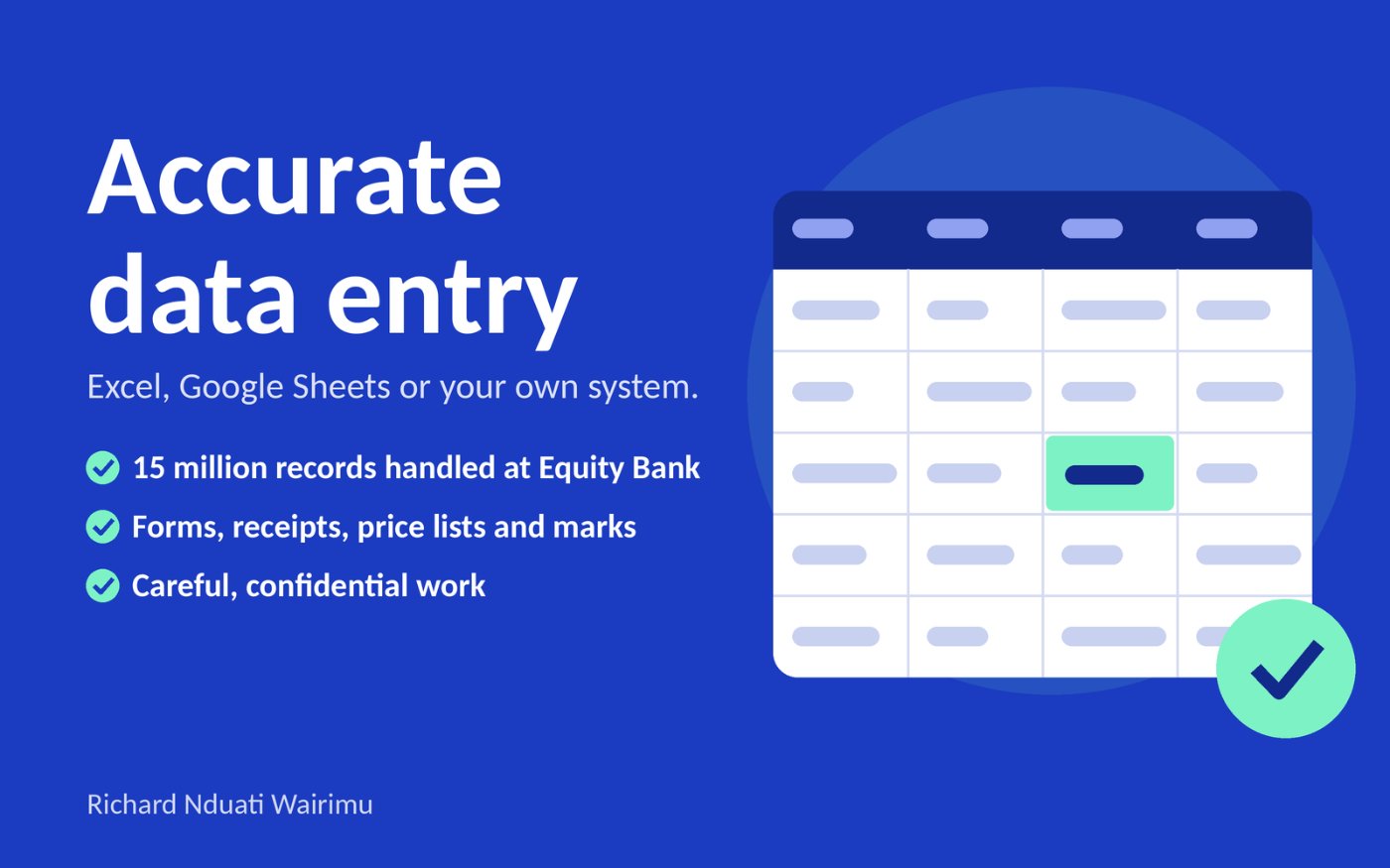 Accurate data entry and document digitisation