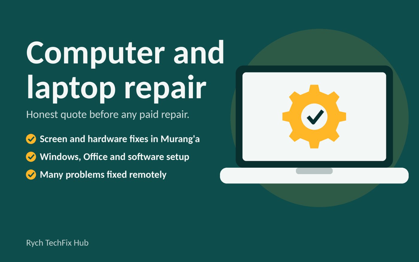 Computer and laptop troubleshooting, software fixes and setup